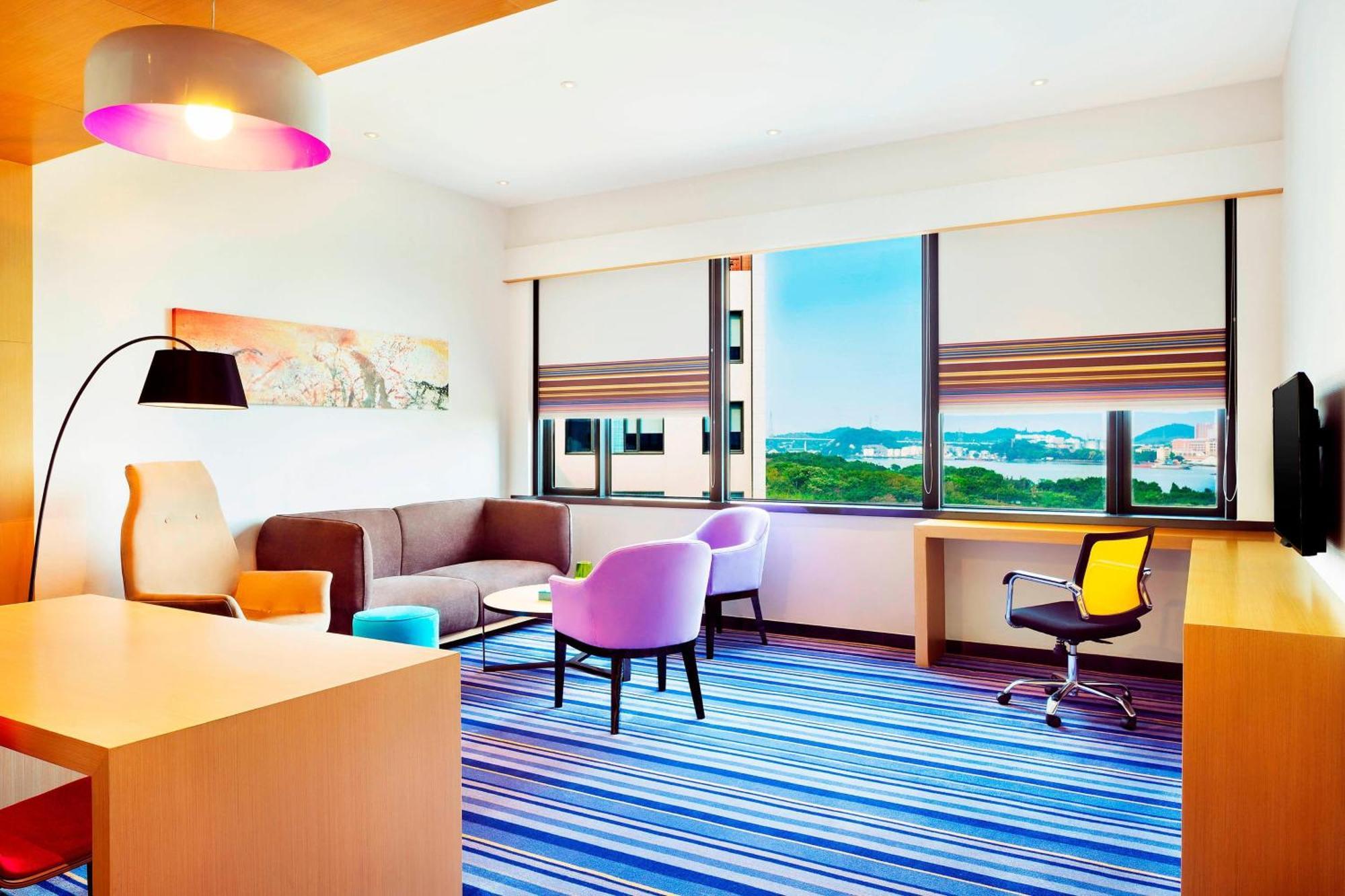 Aloft Guangzhou University Park Exterior foto