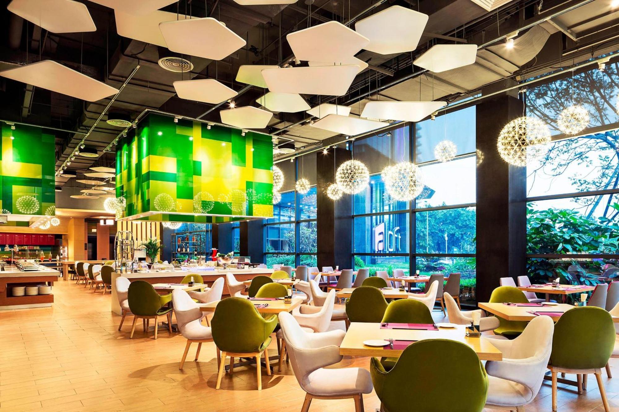Aloft Guangzhou University Park Exterior foto