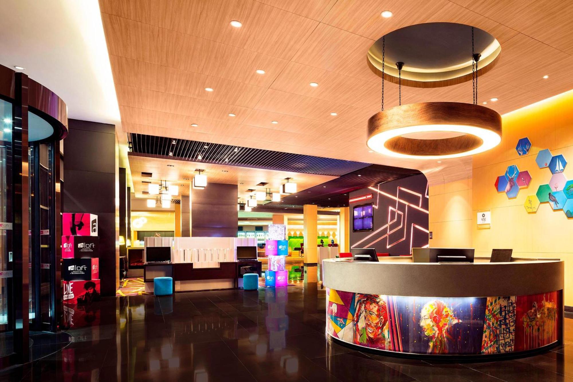 Aloft Guangzhou University Park Exterior foto
