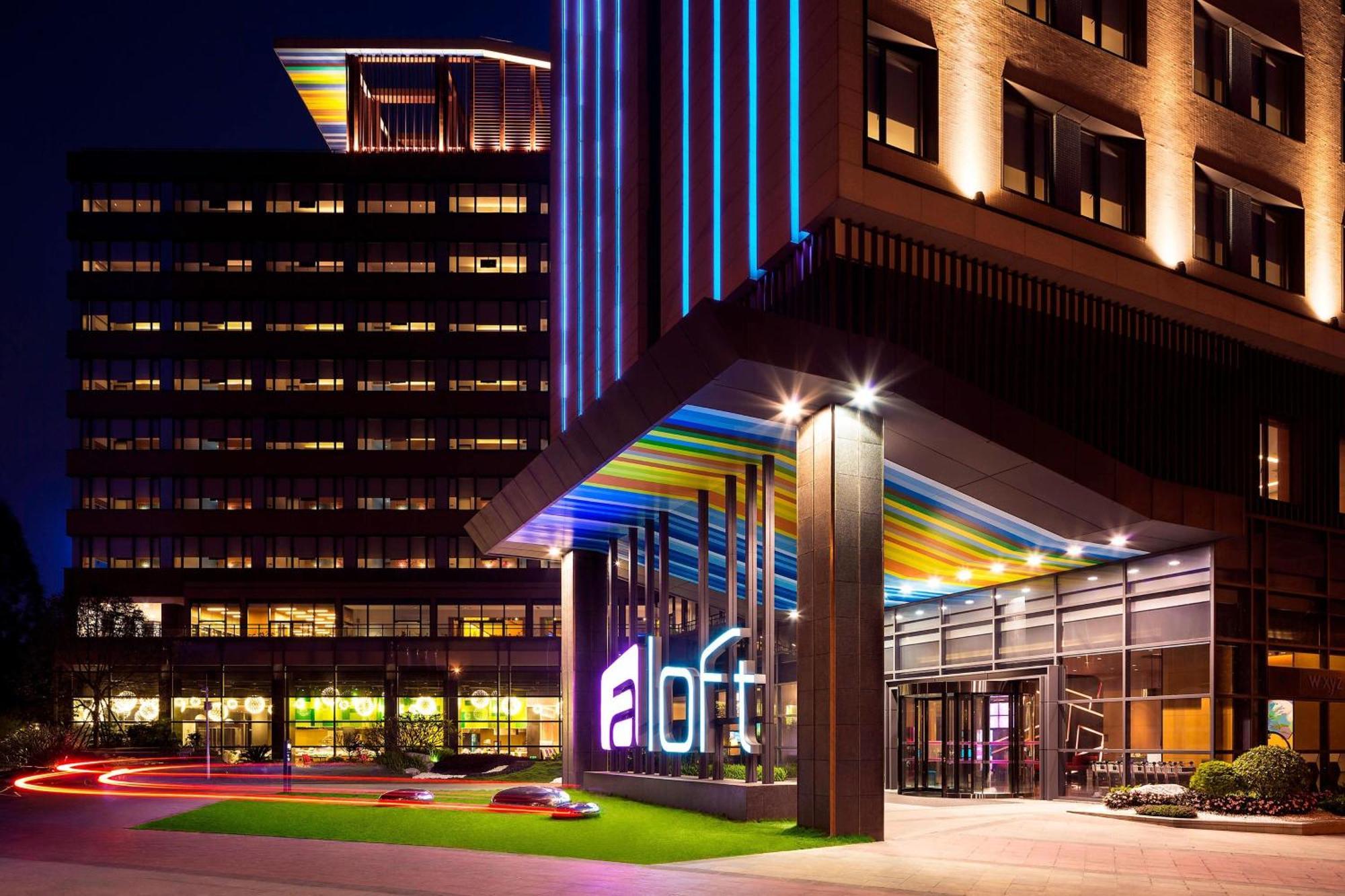Aloft Guangzhou University Park Exterior foto