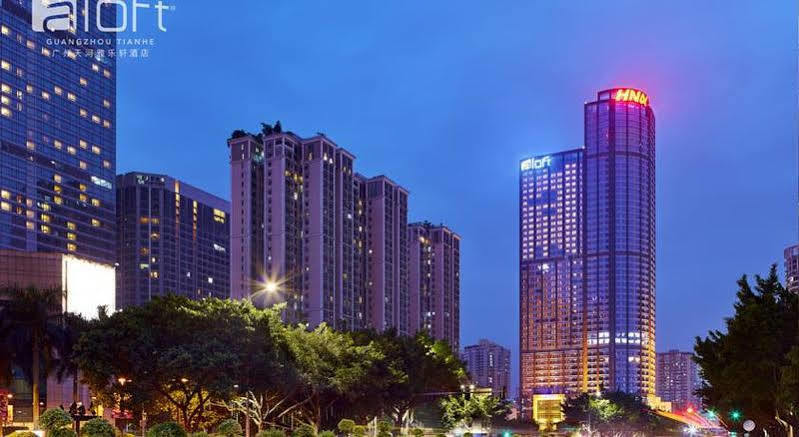 Aloft Guangzhou University Park Exterior foto
