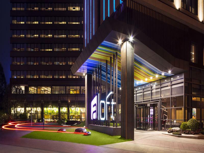 Aloft Guangzhou University Park Exterior foto